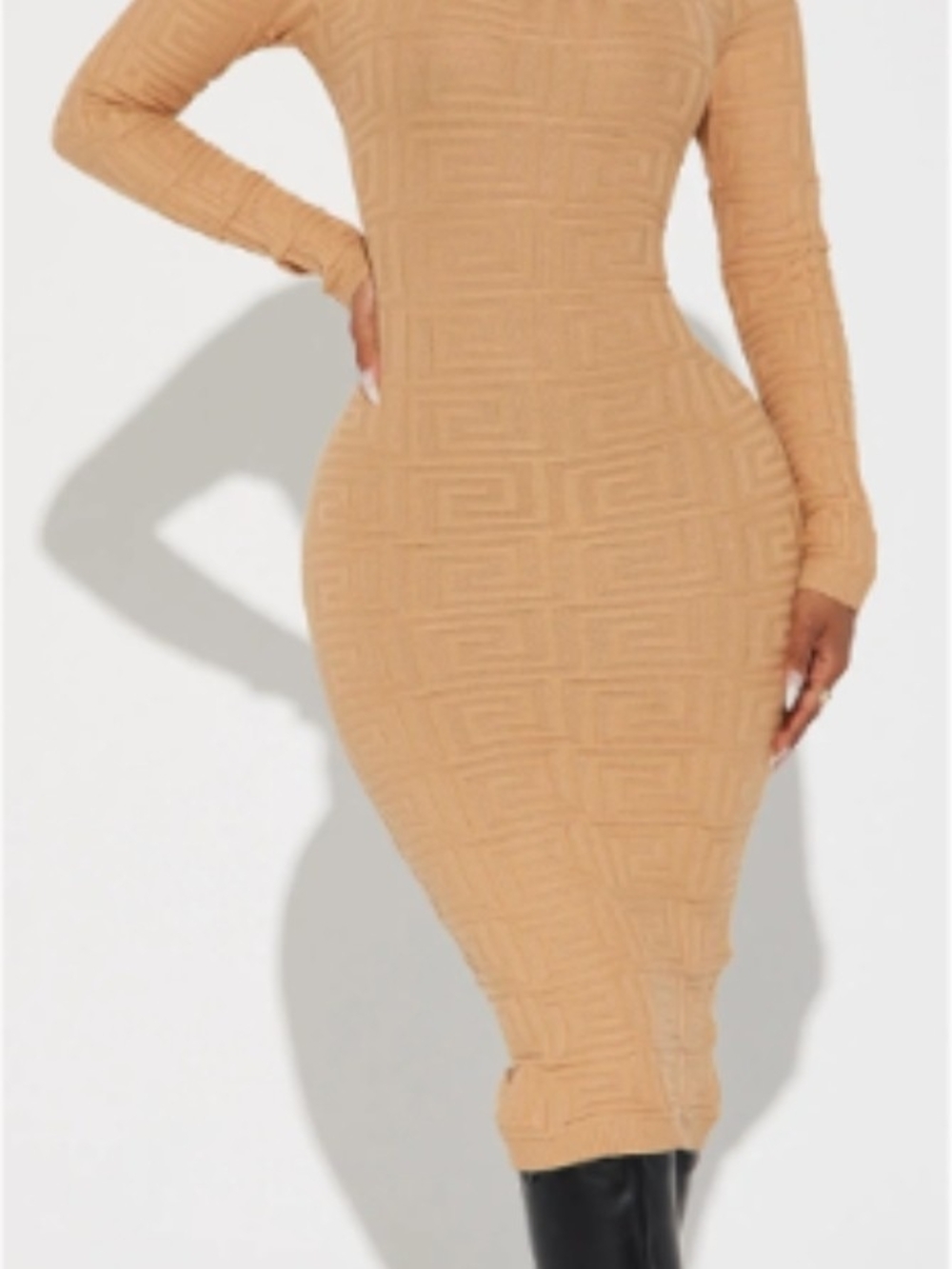 Tanya Textured Sweater Dress